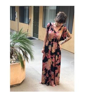 Groovy psychedelic dress 60’s 70’s inspired